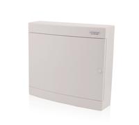 Scatola portafusibili a superficie 2 file per 36 moduli IP40 porta bianca