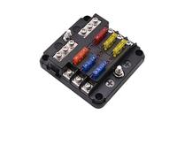 Scatola portafusibili for auto e barca con 6 vie, 12 vie, portafusibili a lama e indicatore di avvertenza, pannello di distribuzione dell'alimentazione 12V 36V, 1 pezzo(6 Ways)