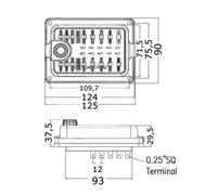 Scatola Portafusibili Lamellari 10 Uscite Materiale Elettrico