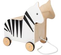scatola portagiochi mobile con ruote Zebra Wildlife small foot