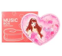 Scatola portagioie a cuore con ballerina
