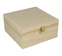 Scatola Portagioie Cm. 16x16x8 Legno | Artemio