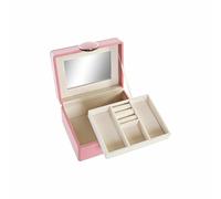Scatola-Portagioie DKD Home Decor Rosa Legno MDF 23 x 17 x 10 cm
