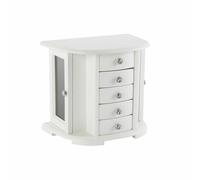 Scatola-Portagioie DKD Home Decor Velluto Romantico Specchio Legno MDF [26 x