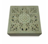 Scatola-Portagioie Versa Mandala Legno MDF [20 x 7 x 20 cm]