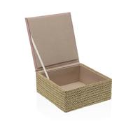 Scatola-Portagioie Versa Rosa Legno 15,5 x 6,8 x 15,5 cm