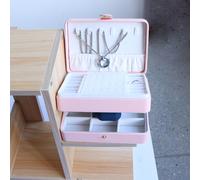 Scatola portagioielli multistrato Divisori rimovibili creativi per borchie