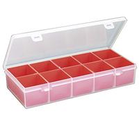 Scatola portaminuterie c/vaschette "CLASS 12" - trasparente - Mobil Plastic