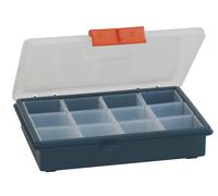 Scatola portaminuterie CLASS 19 con 12 vaschette estraibili - Blu