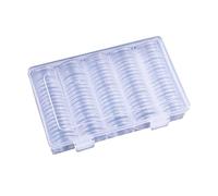 Scatola Portamonete - 10.2x3.6x16,7 Cm Scatola Protettiva per Monete con Anello 27 Mm | Versatile Organizzatore Custodia con Guarnizione Protettiva per Casa Soggiorno Camera da Letto Viaggio Mostra