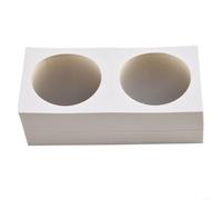 Scatola portamonete in cartone con 12 misure da 17,5 a 40 mm, robuste custodie quadrate per monete e francobolli, custodia bianca per organizzare in modo sicuro la vostra collezione (40 mm)