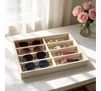 Scatola portaocchiali di moda multi-coppia, custodia per occhiali, portacellulare per occhiali di moda, custodia per occhiali portatile da viaggio multi-strato, decorazione per camera da letto, ritorn