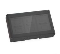 Scatola portaoggetti 24 in 1 per Nintendo per Switch 2, dimensioni compatte e struttura in ABS per un uso quotidiano affidabile (nero)