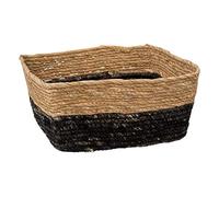 Scatola portaoggetti 31x15 tressee nero, nero