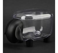 Scatola portaoggetti a forma di pecora, organizer per stuzzicadenti in cotone cosmetico con copertura rimovibile multifunzionale da scrivania ecologica