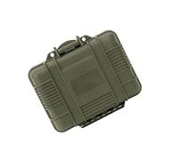 Scatola portaoggetti antipolvere con cerniere in metallo e strato di spume regolabile per attrezzature, set resistente