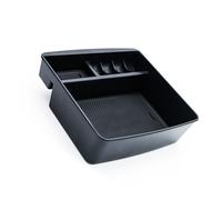 Scatola Portaoggetti Auto Interno Nero ABS Organizer Cover 17,3x16cm Pratica