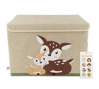 bieco Scatola portaoggetti marrone con coperchio