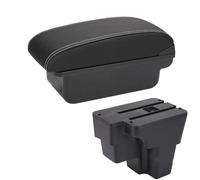 Scatola Portaoggetti Bracciolo Auto Parte Ricambio Accessori Per Scatola Portaoggetti Per Kia Per Stonic Per Rio Lx Per Cerato Sud America(C3 Black white)