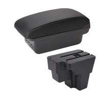 Scatola Portaoggetti Bracciolo Auto Parte Ricambio Accessori Per Scatola Portaoggetti Per Kia Per Stonic Per Rio Lx Per Cerato Sud America(B3 Black white)