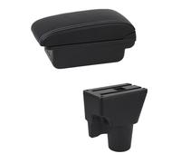 Scatola portaoggetti bracciolo auto Per KIA Per Picanto Scatola Del Bracciolo Centrale Dei Contenuti Negozio Con Portabicchieri Accessorio Interno(C1 White Line)