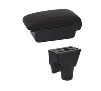 Scatola portaoggetti bracciolo auto Per KIA Per Picanto Scatola Del Bracciolo Centrale Dei Contenuti Negozio Interni Portaoggetti Della Console(C1 Red Line)