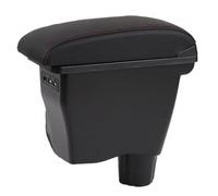 Scatola portaoggetti bracciolo auto Per Smart 453 Per Fortwo Per Forfour 2015-2019 Bracciolo Auto Box Interno Scatola di Immagazzinaggio Center Console(A2Black white 3usb)