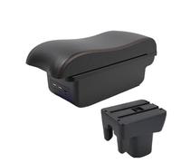 Scatola Portaoggetti Bracciolo Per Toyota Avanza 2007-2015 Modifica Del Vano Portaoggetti Della Console Centrale Dell'auto Con USB(A1 Black red NO USB)