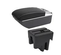 Scatola Portaoggetti Bracciolo Per Toyota Avanza 2016 Bracciolo Per Auto, Parti Speciali Per Interni, Centro Di Stoccaggio(D black line 7USB)