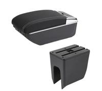 Scatola Portaoggetti Centrale Per Bracciolo Auto Accessori Interni USB Per Renault Per K-ZE Per Dacia Per Spring BLNETU(C3 style white line)