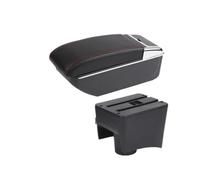 Scatola Portaoggetti Centrale Per Bracciolo Auto Per VW Per Polo Mk5 6R Per Vento 2010-2016 2017 2018 Scatola Bracciolo(B red line NO USB)
