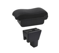 Scatola Portaoggetti Centrale Per Suzuki Per Celerio Car PU Leather Car Armrest Box Car Armrest Box(B2 Black Line)