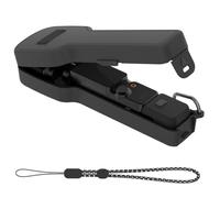 Scatola portaoggetti compatibile con DJI OSMO Pocket 4, custodia protettiva rigida portatile con moschettone e cinturino da polso, obiettivo dello schermo cardanico della fotocamera, guscio di