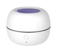 Scatola portaoggetti compatta per la pulizia del ciuccio, 4 pezzi con perline UVC incorporate, ricaricabile tramite USB C, per viaggi