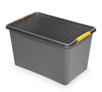 Scatola portaoggetti con coperchio clip organizer officina garage scatola...