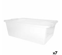 Scatola portaoggetti con coperchio Curver Bianco Plastica 26 L 55 x 19 x 35 c