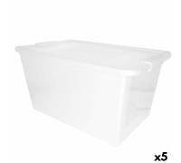 Scatola portaoggetti con coperchio Curver Bianco Plastica 40 L 55 x 28 x 35 c