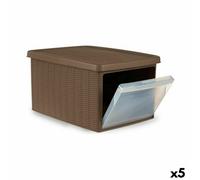 Scatola portaoggetti con coperchio Stefanplast Elegance Laterale Beige Plasti