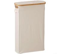 Scatola portaoggetti con design pieghevole e coperchio dispenser per fazzoletti, grande capacità, resistente alla polvere, per casa e ufficio ordinati (riso)