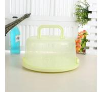 Scatola portaoggetti con manico rotondo in plastica Scatola porta torta portatil