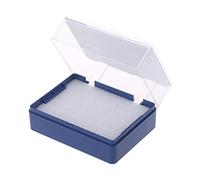 Scatola portaoggetti con organizer per fresa in schiuma, per 50 punte da trapano PCB porta punte per cacciavite