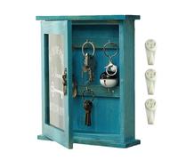 Scatola portaoggetti da parete, gancio per gioielli rustico, ganci per chiavi da parete, ganci in legno, ganci per chiavi, montaggio a parete, ganci per chiavi da parete per ingresso in fattoria