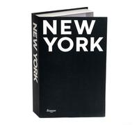 Scatola portaoggetti decorativa per libri finti con scomparto, design chic per casa, ufficio, libreria, scrivania o tavolino da caffè, porta ricordi segreti (New York)