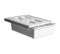 Scatola portaoggetti discreta sotto il tavolo per massimizzare lo spazio inutilizzato sulla scrivania mantenendo gli oggetti a portata di mano (medio)