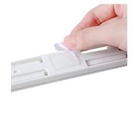 Scatola portaoggetti for armadio da cucina Binario di scorrimento Tirare il cestello Tirare l'adesivo silenzioso senza punzonare la striscia telescopica del cassetto(5PCS)