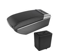 Scatola Portaoggetti For La Modifica Del Bracciolo Dell'auto Per Citroen Per Berlingo Consolle Centrale Rialzata, Scatola Portaoggetti A Doppio Strato(B2straight blackline)