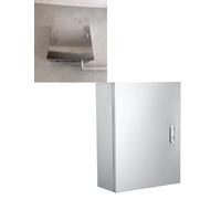 Scatola portaoggetti impermeabile in acciaio inossidabile, armadio elettrico for esterni, resistente alla polvere for ambienti difficili(300x250x150mm)