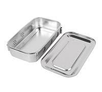 Scatola portaoggetti in acciaio inox con fori per strumenti chirurgici da 6/8 / 9/11,5 pollici 4 misure per scegliere