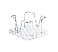 Scatola portaoggetti in acrilico con struttura in metallo, multiuso, organizer da scrivania per appunti, messaggi e promemoria, organizer funzionale da scrivania