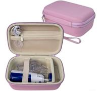 Scatola portaoggetti in EVA per inalatore e nebulizzatore portatile, custodia rigida portatile con tasca in rete, organizer da viaggio antiurto per accessori per dispositivi respiratori, adatto per